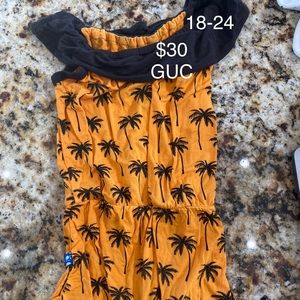 Kickee Pants Palm Tree Romper
